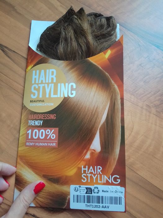 Włosy clip in NATURALNE