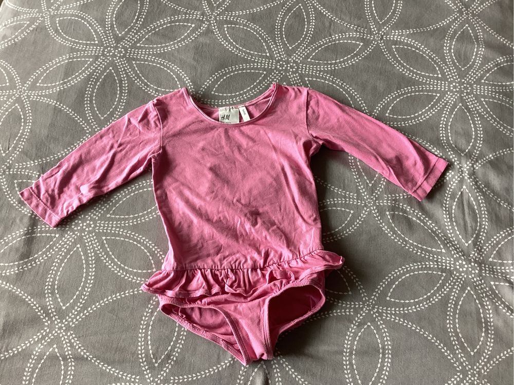 Bawełniany strój do tańca różowy 110/116 H&M
