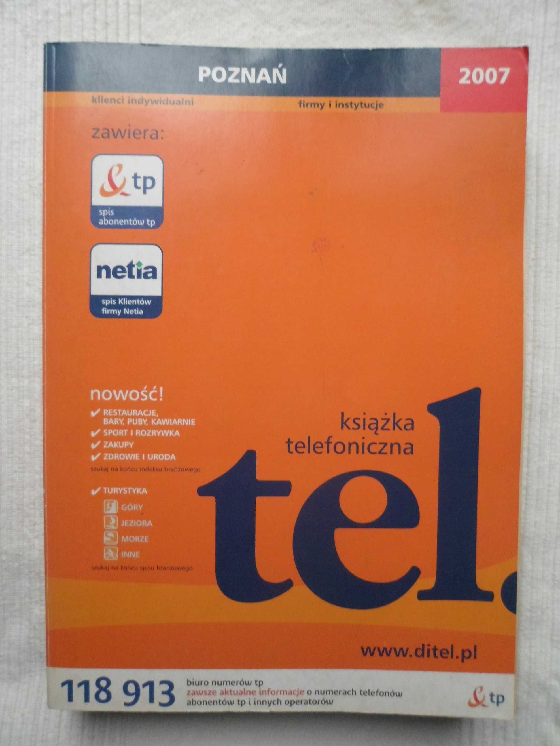 Książka telefoniczna Poznań 2007