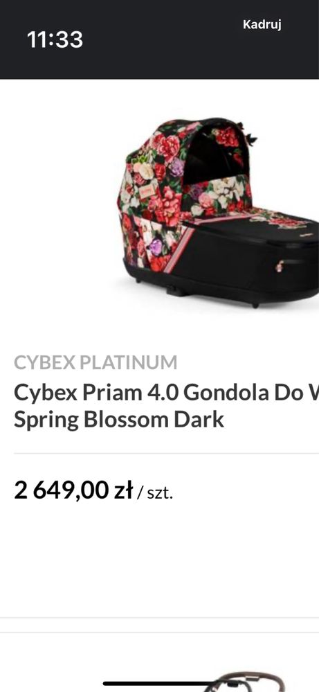 Gondola cybex 4.0