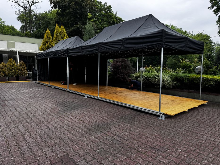 Namiot hala namiotowa 6x12 garderoba podłoga ogrzewanie