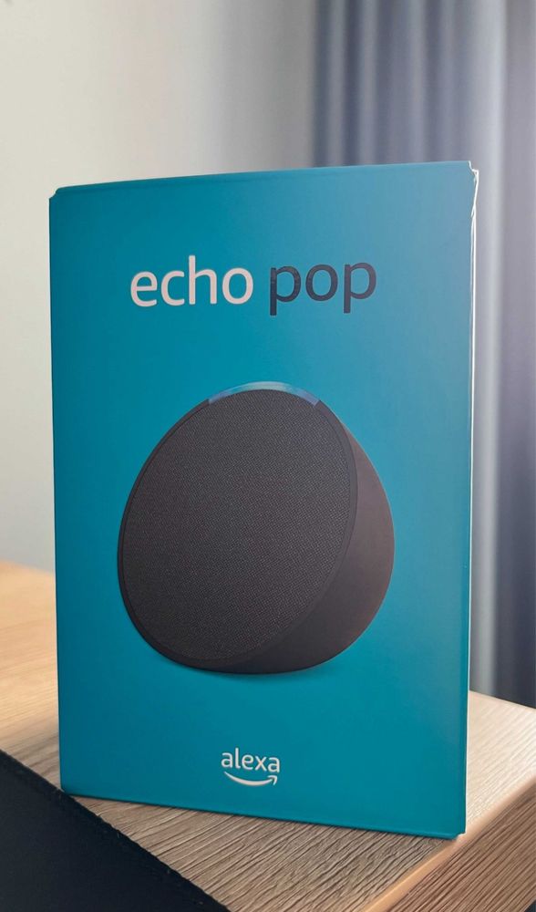 Amazon ECHO POP / Głośnik inteligentny z Alexa / NOWY / Antracytowy