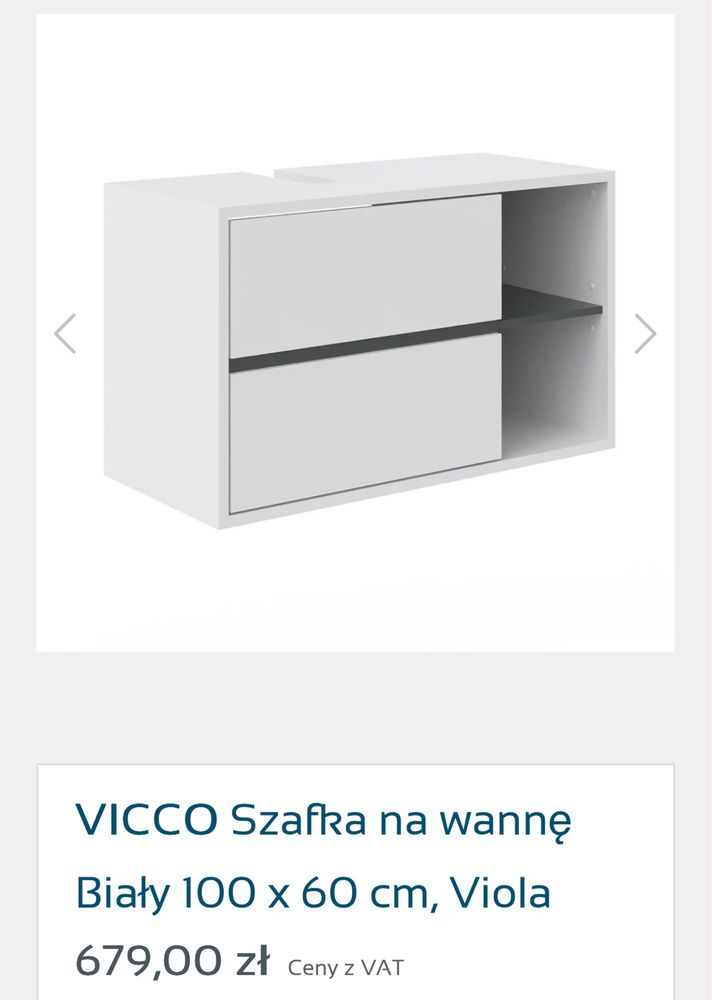 Szafka łazienkowa VICCO 100x60x45.5cm