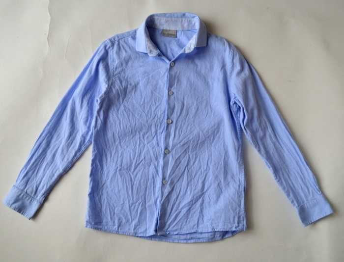 xlo NEXT Koszula Elegancka 134cm 8-9lat Niebieska j.NOWA