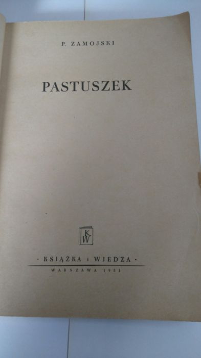 Pastuszek P.Zamojski książka Prl
