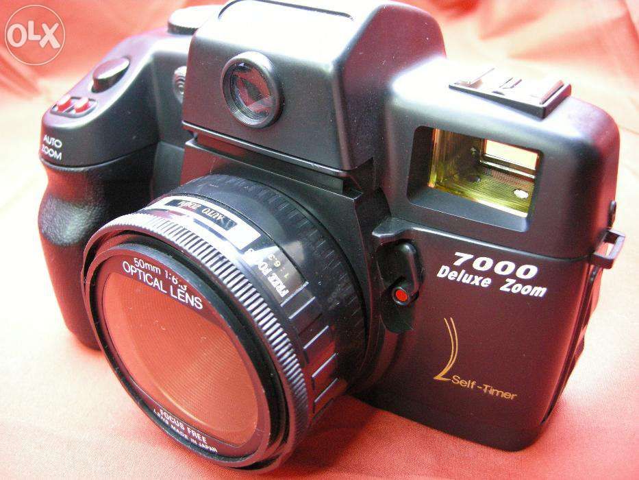 Aparat SONY 7000 Deluxe Zoom + lampa ANALOG klasyk