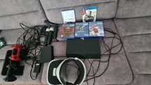 Ps4 Pro , 5 gier(3vr) okulary Vr v2