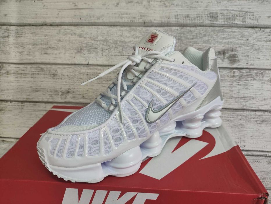 Nowe buty meskie nike shox biale