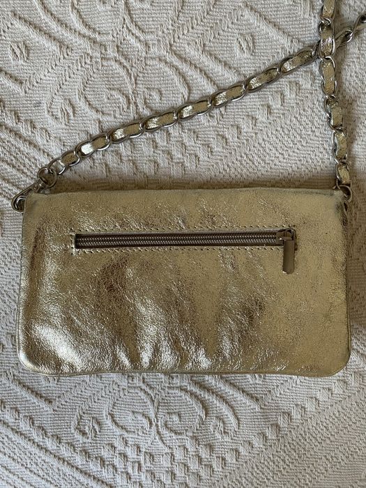 Mala tiracolo dourada