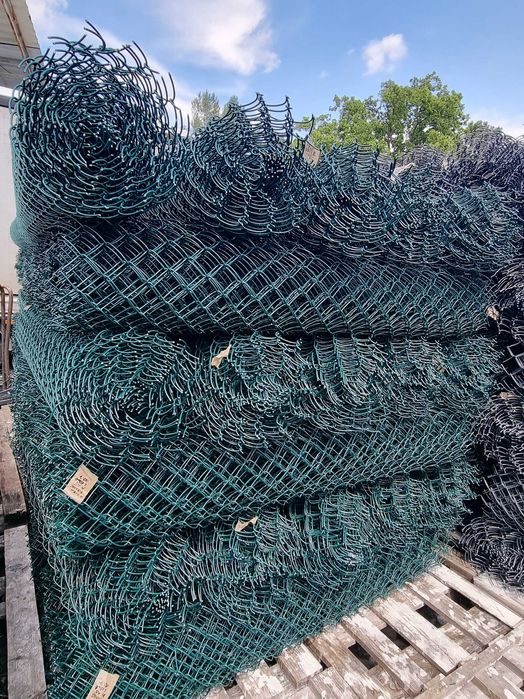 SIATKA OGRODZENIOWA 3,1mm 120cm ZIELONA plastikowa PCV 1,2m zieleń