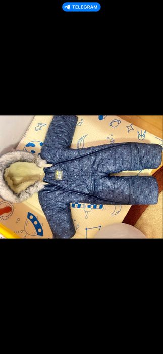 Зимовий комбінезон 74/80 розмір