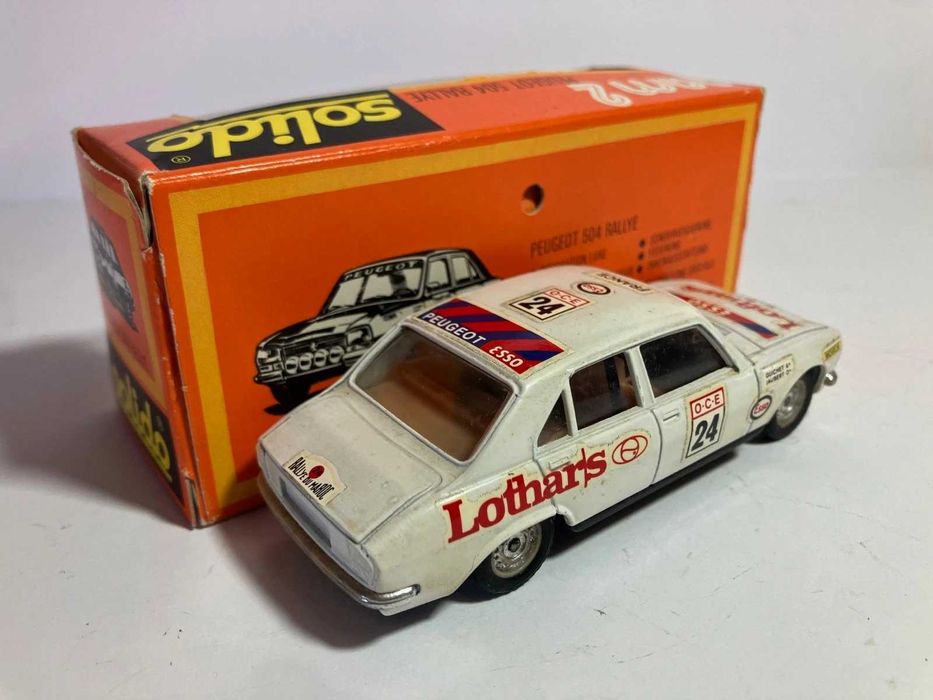 Peugeot 504 Ti   Solido (França) ref 50  #24 Rallye du Maroc 1976 1/43