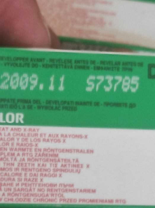 Rolos da Kodak para máquina fotográfica