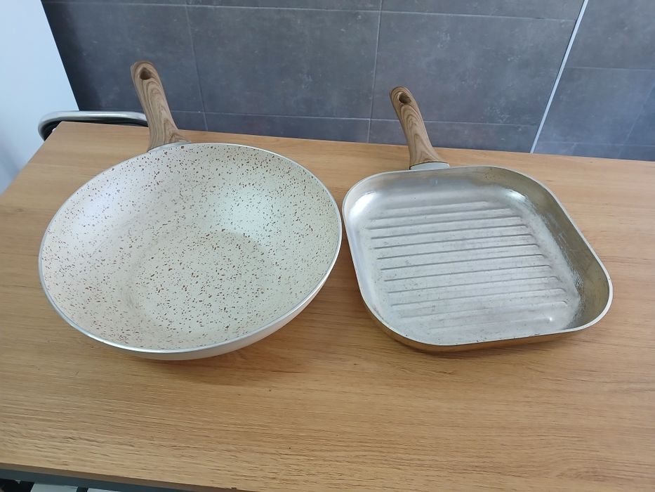 Frigideiras,  e grelhador