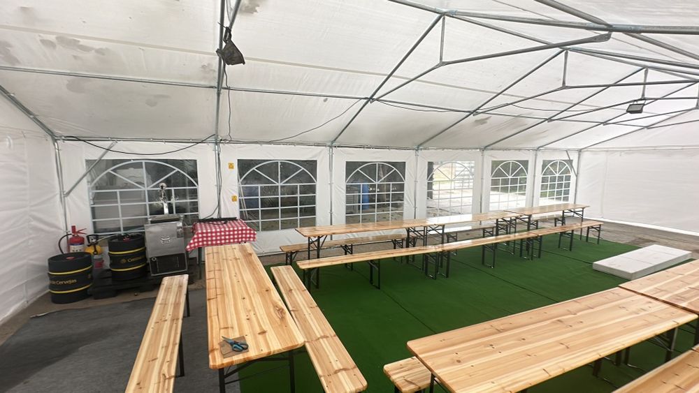 Aluguer Tenda e Mesas