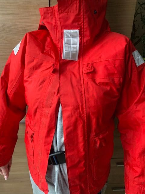 Kurtka wędkarska wypornościowa asekuracyjna Bergen XS 50N pas wewnętrz