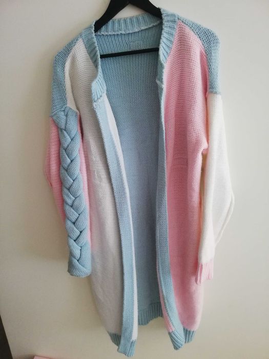 sweter Sempre Alpaka Wełna długi sweter Sempre Alpaka Oversize