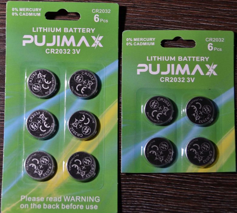 PUJIMAX CR2032 3V Литиевые Батарейки Цена указана за 1 батарейку
