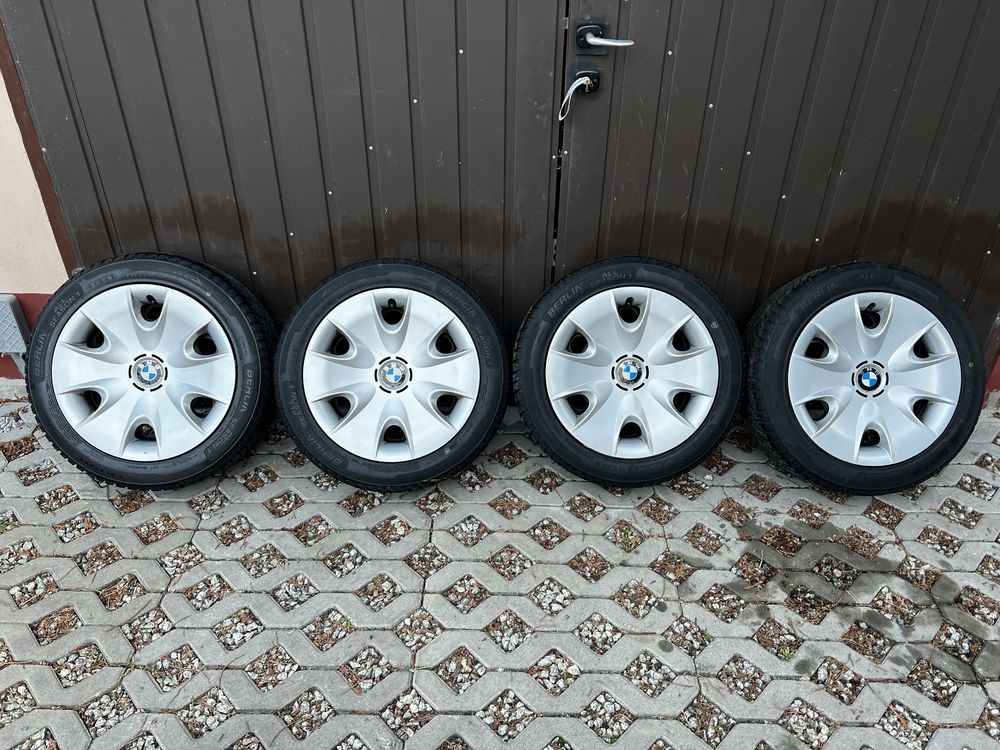 Koła 16 Felgi z Oponami 5x120 BMW 1 e87 f20 e90 Całoroczne 195/55/16