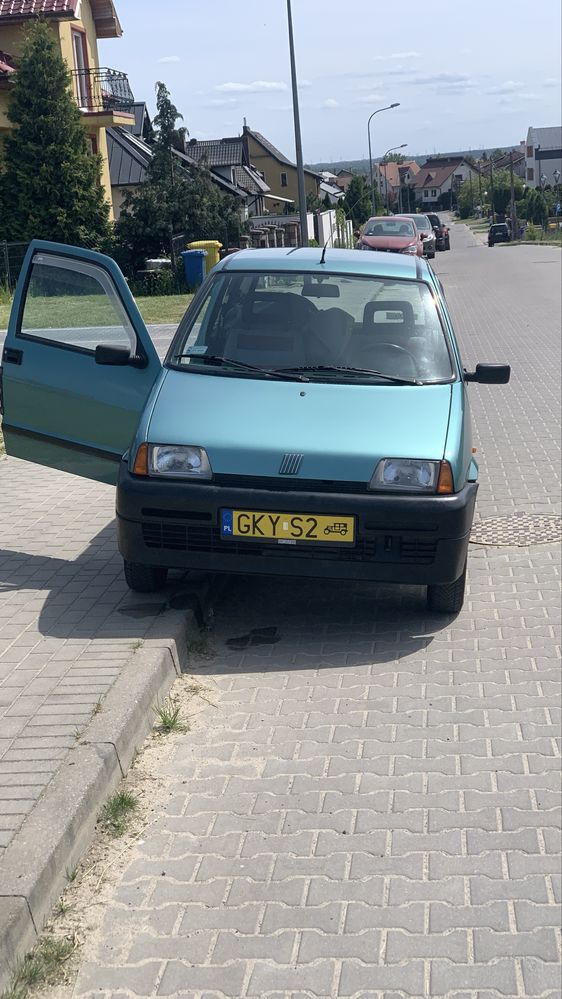 Fiat cinquecento fsm żółte tablice
