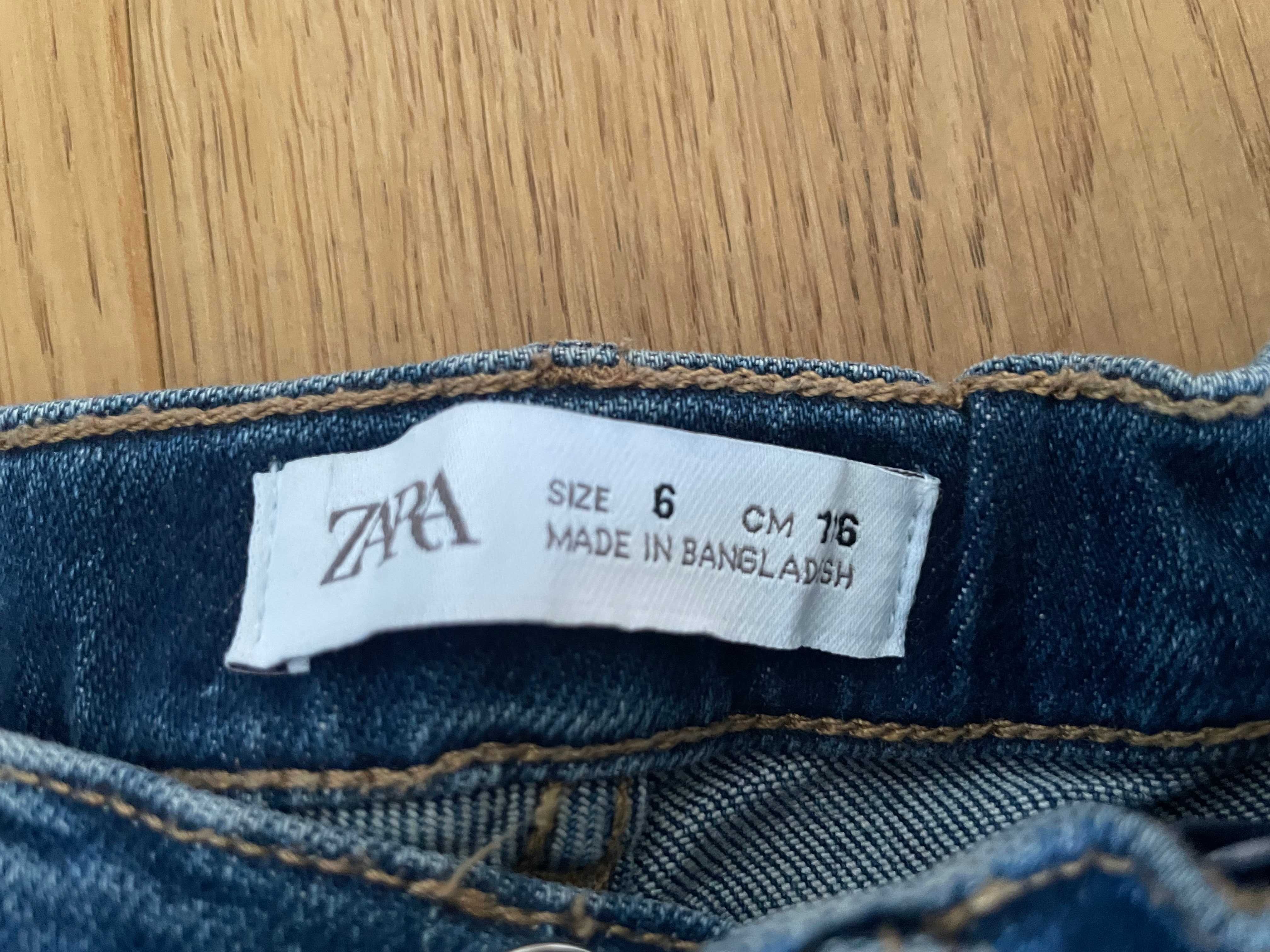 Spodnie dżinsowe Zara, rozmiar 116
