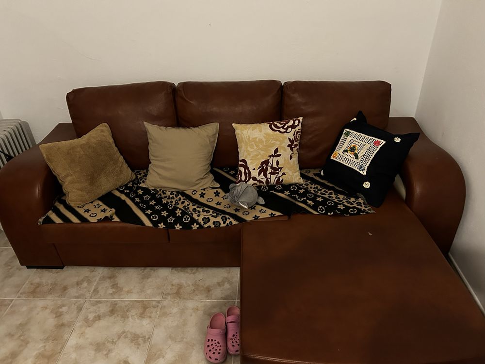 Sofa de napa com 4 lugares