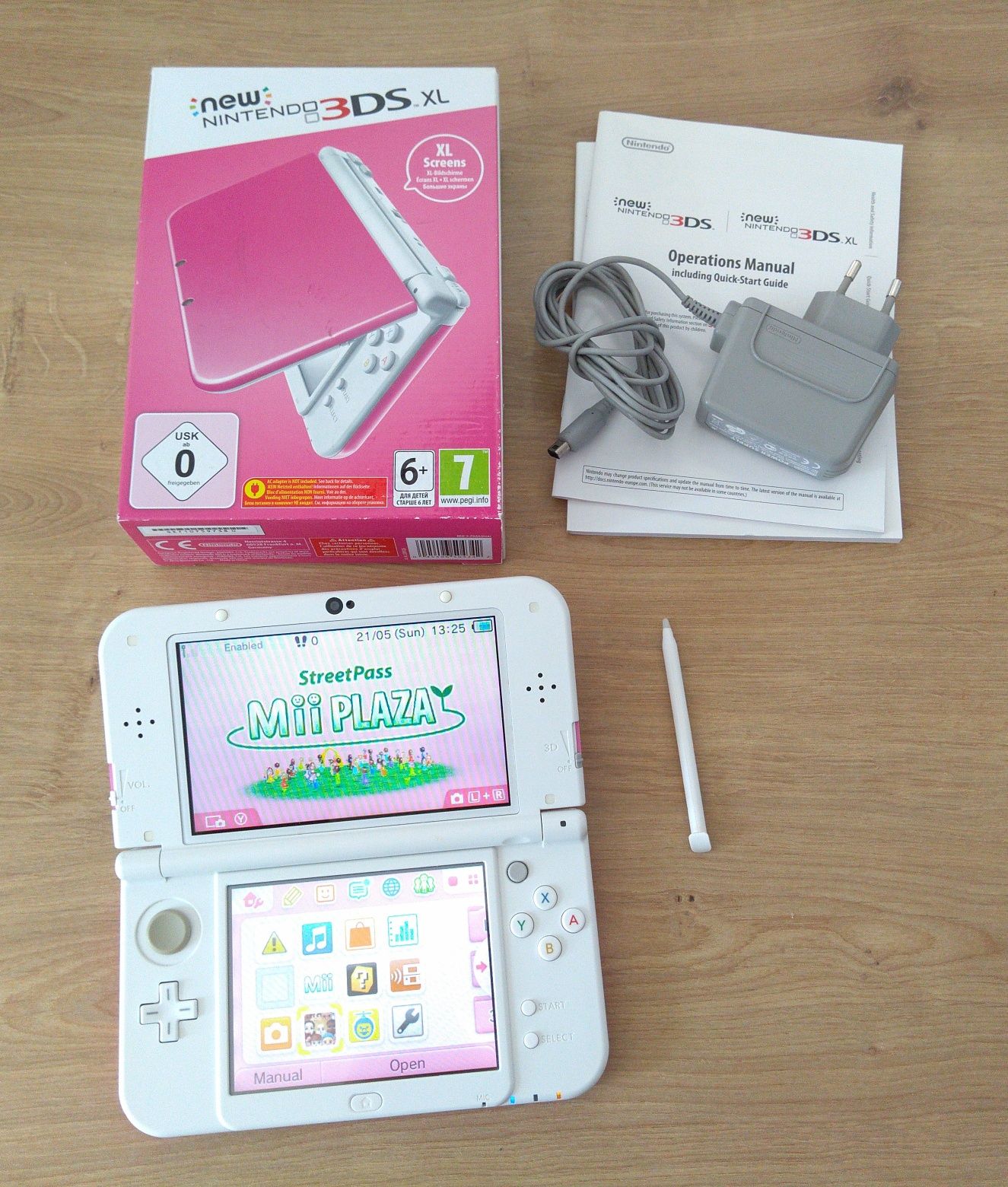New Nintendo 3ds XL Różowy Pink White
