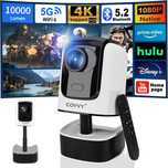 Wysuwany projektor Full HD 1080p Wi-Fi i Bluetooth 4K kino domowe