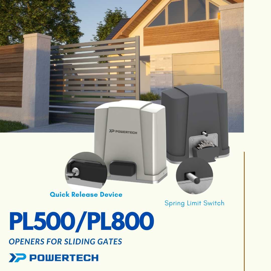 Kit Portão Correr 24V (até 800kg) - POWERTECH PL800 - OFERTA DO ENVIO