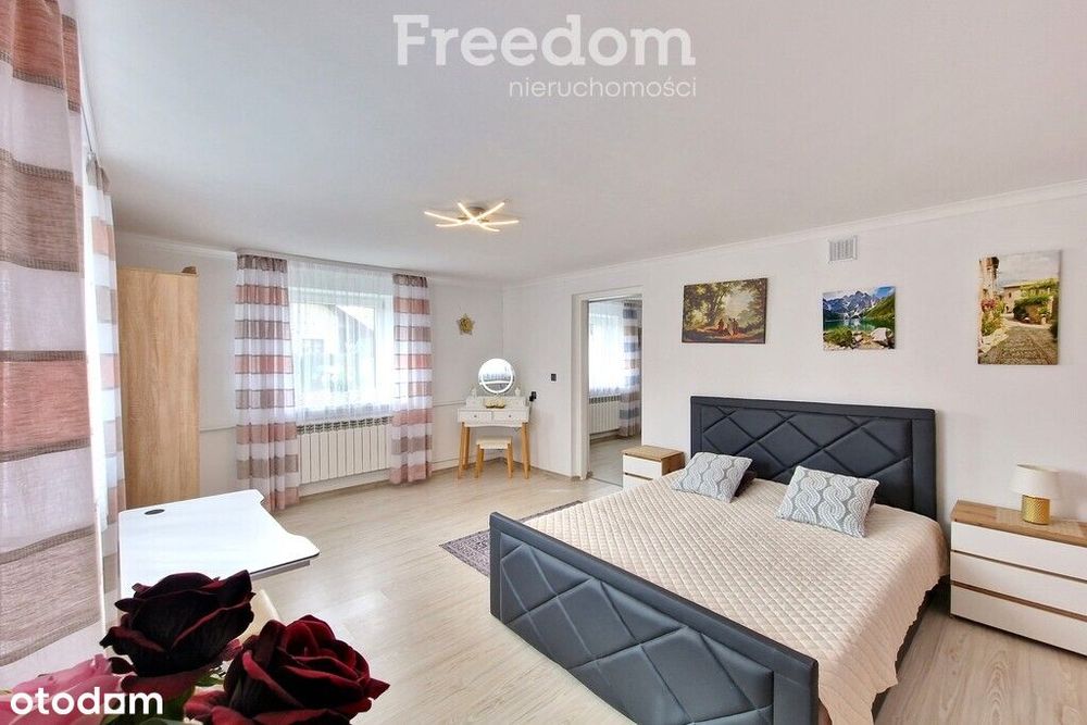 Dom po remoncie ze stawem na dużej działce