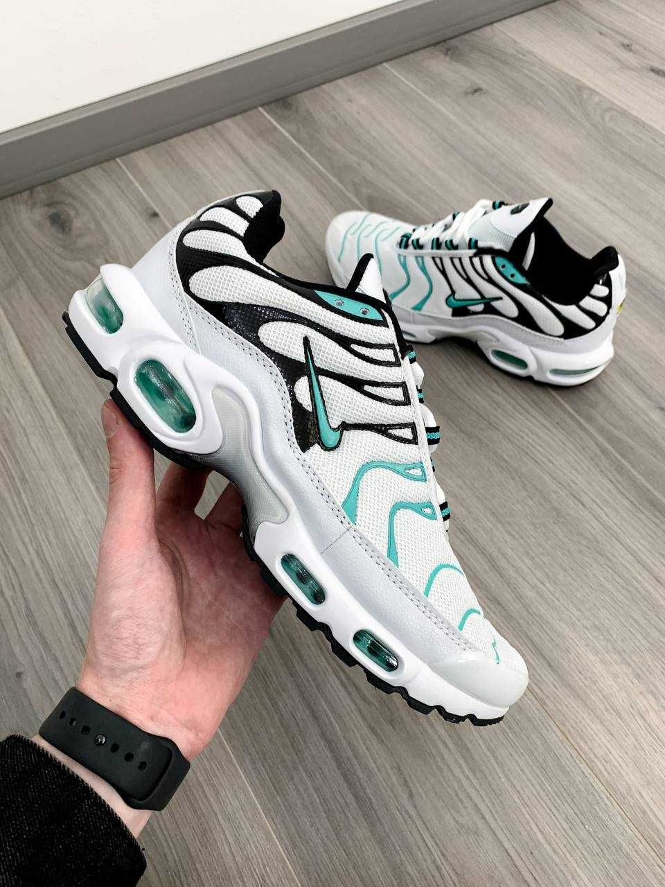 (БЕЗ ПЕРЕДОПЛАТИ) Nіke Air Max Plus TN Tiffany  найк аір макс тн білі