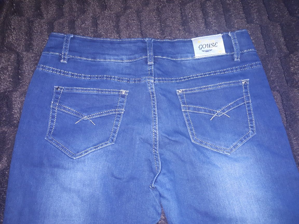 Spodnie jeans rozmiar z metki 34