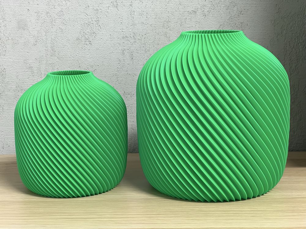 Zestaw 2x WAZON • Spiralny • ZIELONY
