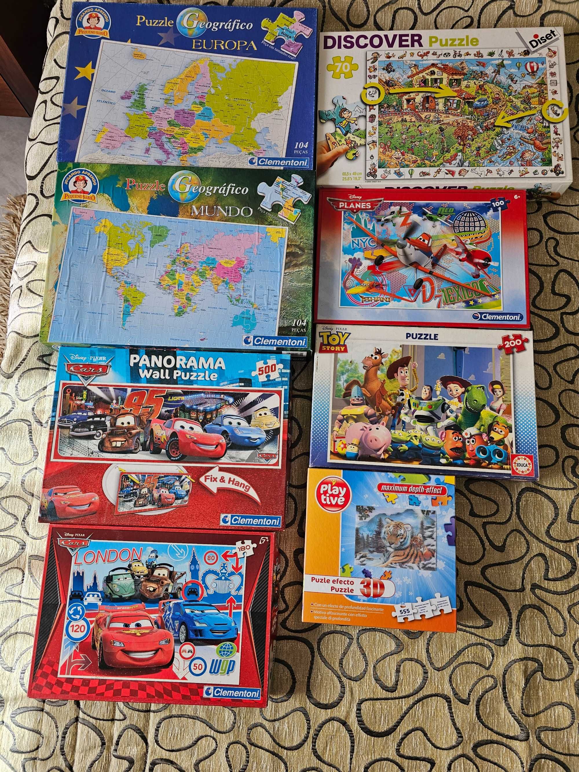 Puzzles vários (70-555 peças)