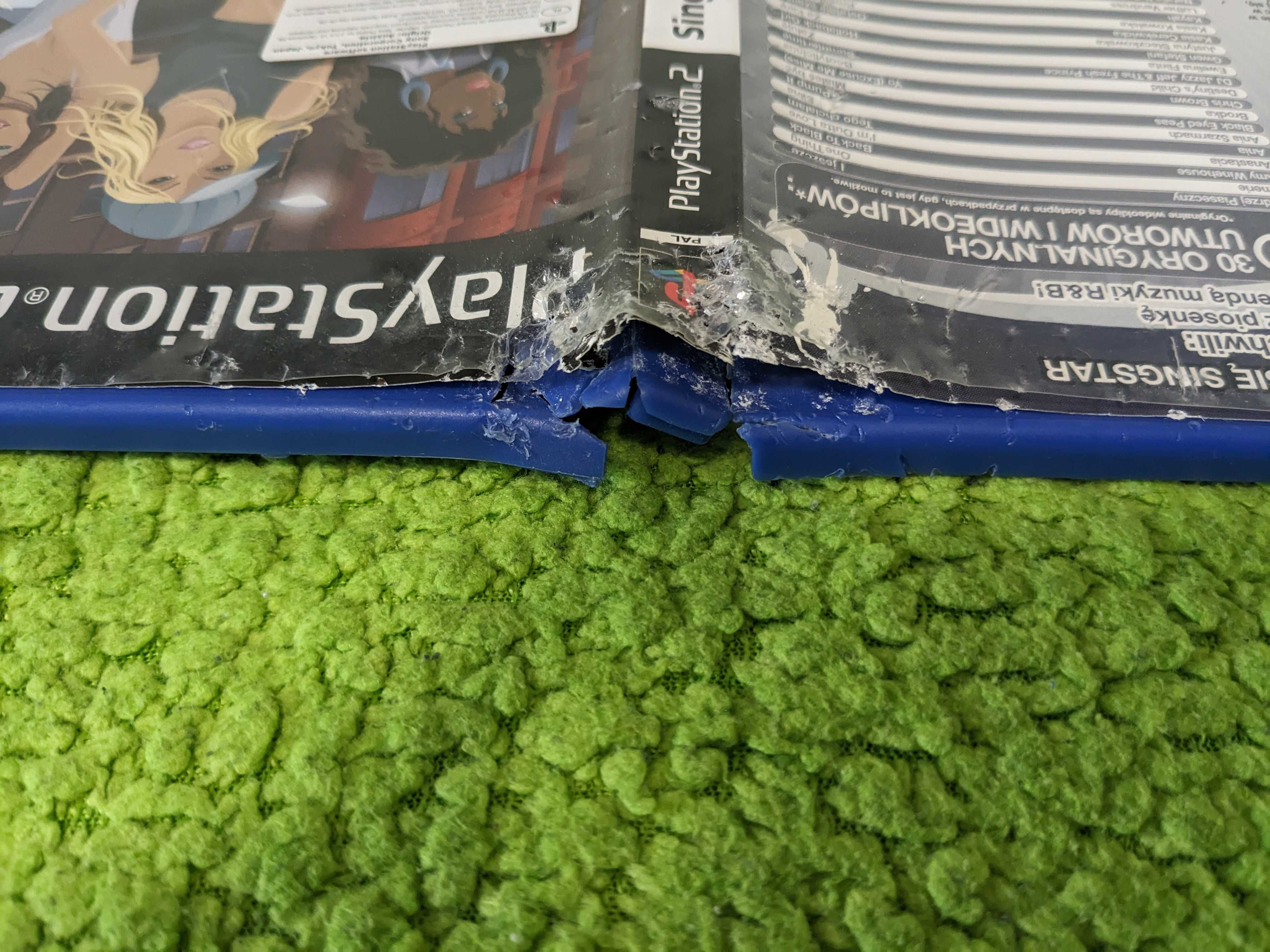 PS2 SingStar R&B Polska edycja pogryziona okładkai pudełko