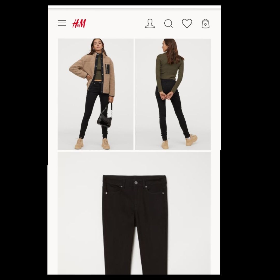 H&M Брюки -НОВІ- скіні h&m HM штани штаны скини