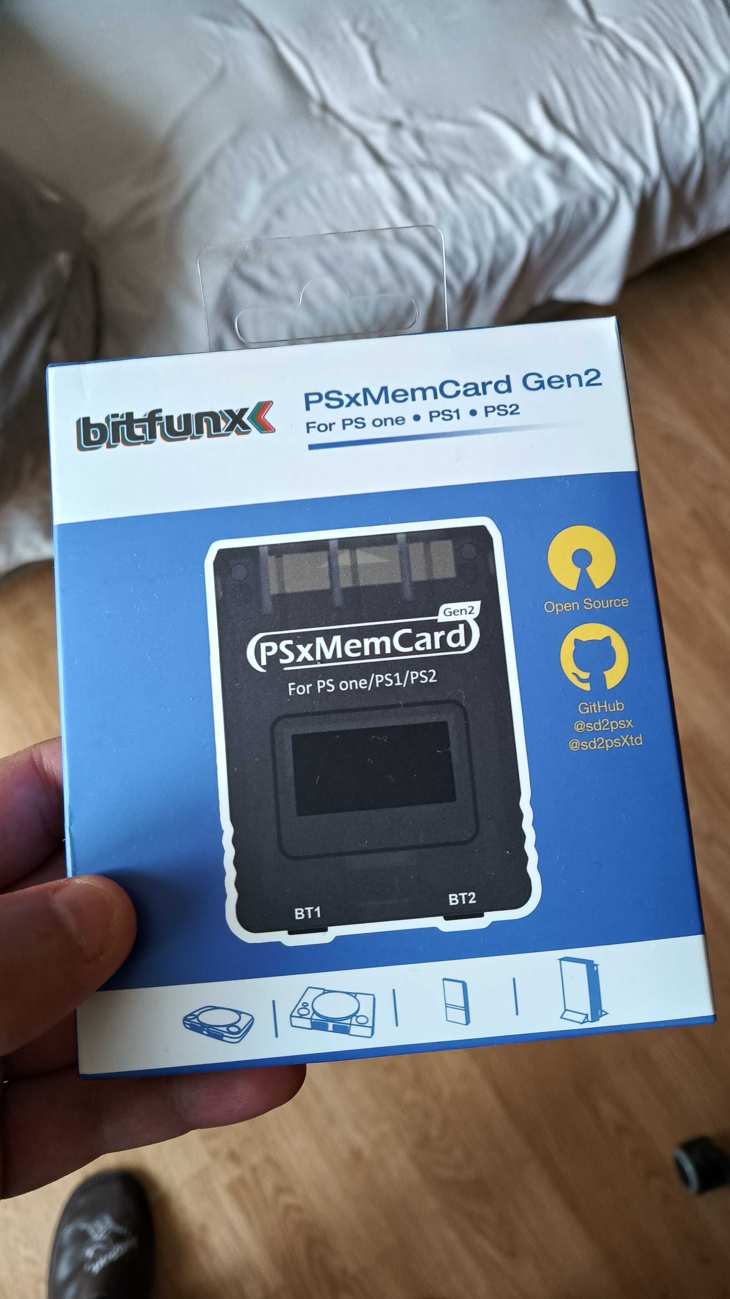 Karta pamięci Bitfunx PSxMemCard Gen2 Playstation2 FMCB PSX