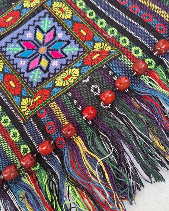 Mala multicolor franjas