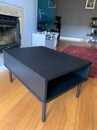 IKEA - Mesa de centro TUNSTA, 70x50 cm, preto