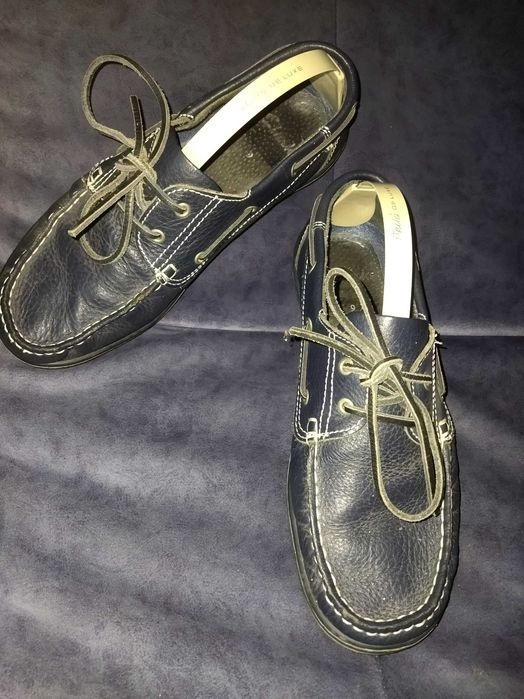 Мокасини  сліпери туфлі  Clarks Bratton Boat  р.40  темно-сині