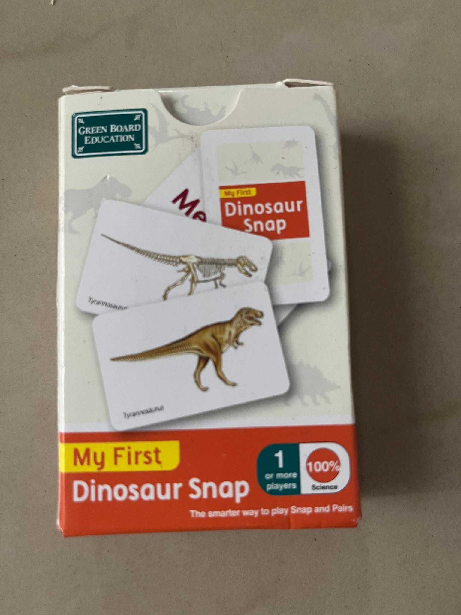 Gra karciana quiz dla dzieci Dinozaury My First Dinosaur Snap