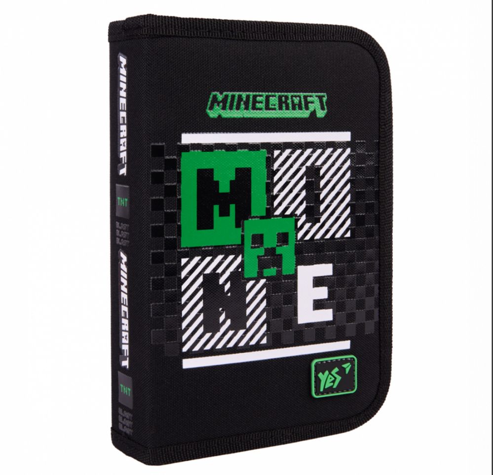 Пенал твердий одинарний без клапана Yes Minecraft