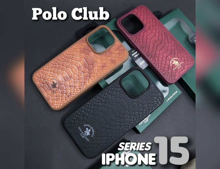 Чехол кожаный Polo Knight на iPhone 15 Pro Max чохол шкіряний преміум