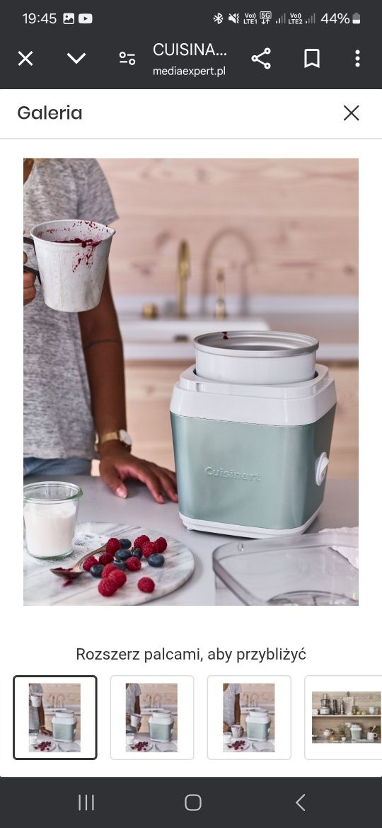 Maszynka do lodów i sorbetów CUISINART