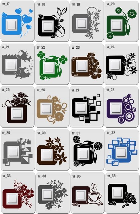 Naklejki ścienne, ozdoba na ścianę