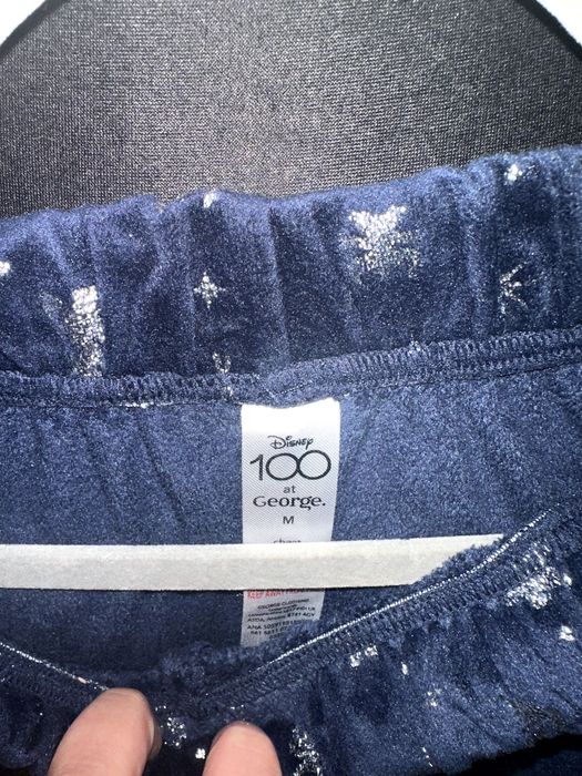 Disney welurowe spodnie do spania M