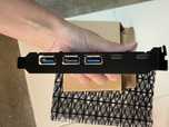 Контролер PCI-E USB 3.2 + Type C + 19pin 5 портів/ плата розширення
