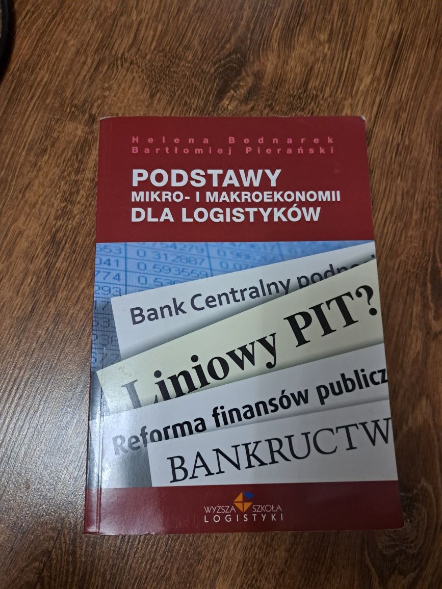 Podstawy mikro i makroekonomii dla logistyków H. Bednarek B. Pierański