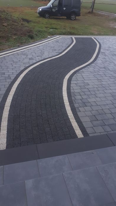 usługi brukarrskie , układanie kostki brukowej