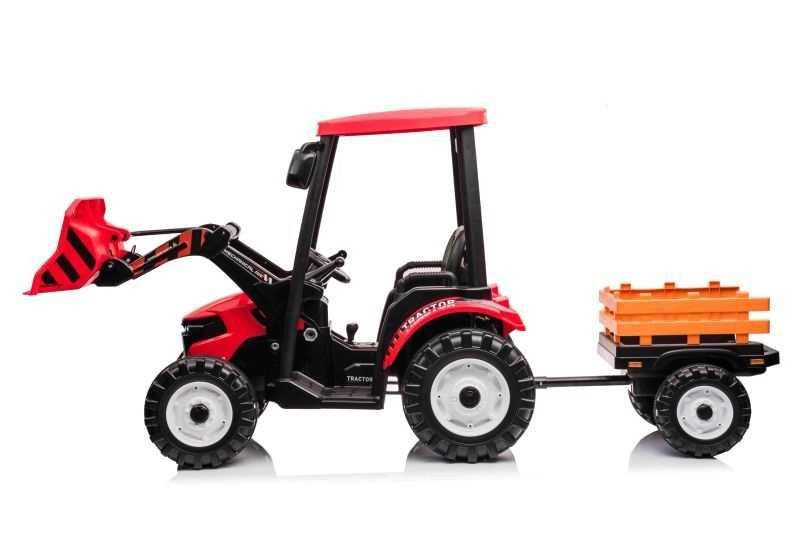 Autko na akumulator OLBRZYMI TRAKTOR Z PRZYCZEPĄ pilot zabawka